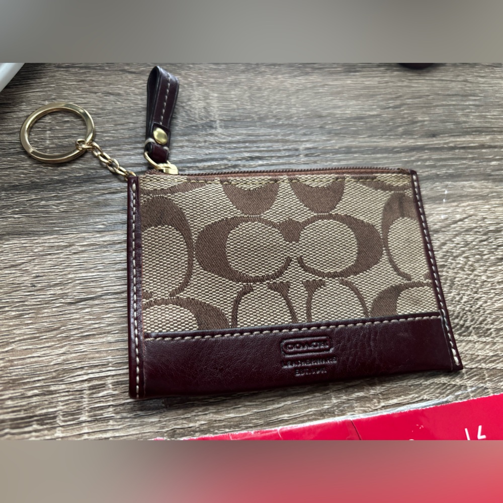Vintage Coach Leatherware 1941 Slim monogram wallet